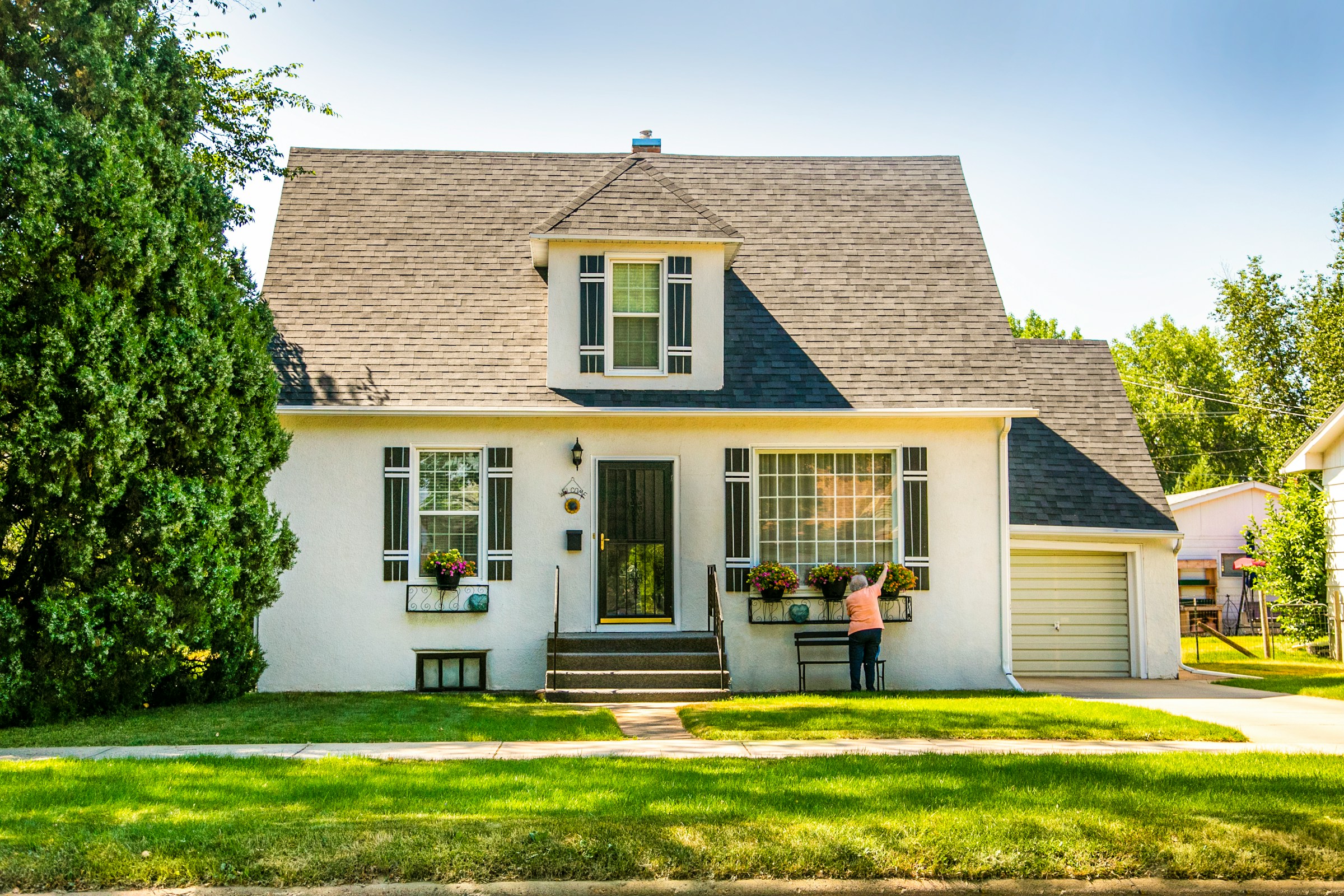 A detached family home on a residential street